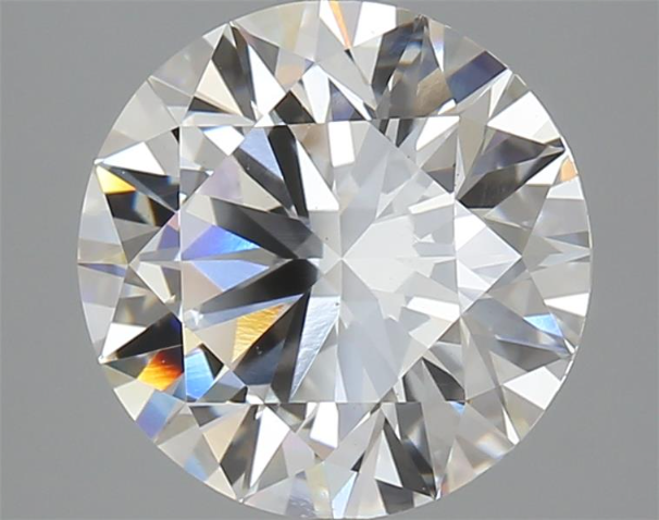 3.85ct Round VS1 E 10.19 x 10.14 x 6.15mm LG Diamond w/ IGI