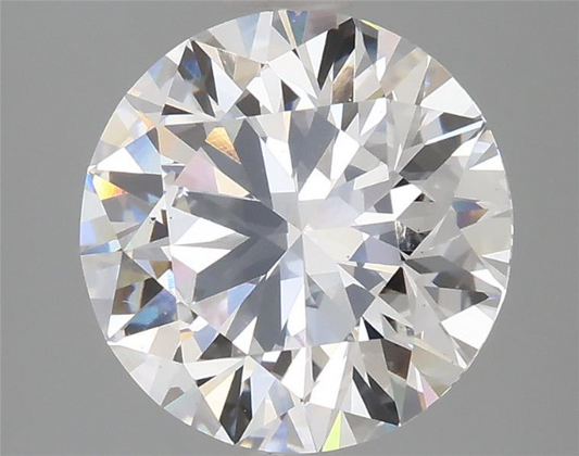 3.45ct Round VS1 E 9.78 x 9.73 x 5.94mm LG Diamond w/ IGI