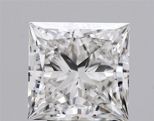 3.27ct Princess VS2 G 8.24 x 8.05 x 5.45mm LG Diamond w/ IGI