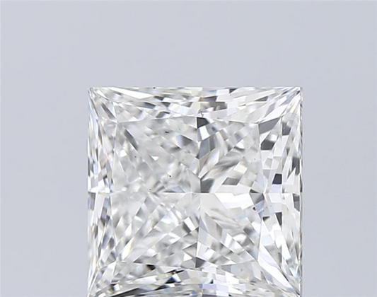 3.07ct Princess VS2 G 7.99 x 7.72 x 5.30mm LG Diamond w/ IGI