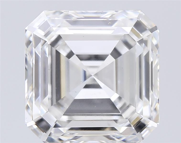 3.75ct Asscher VS1 F 8.53 x 8.43 x 5.37mm LG Diamond w/ IGI