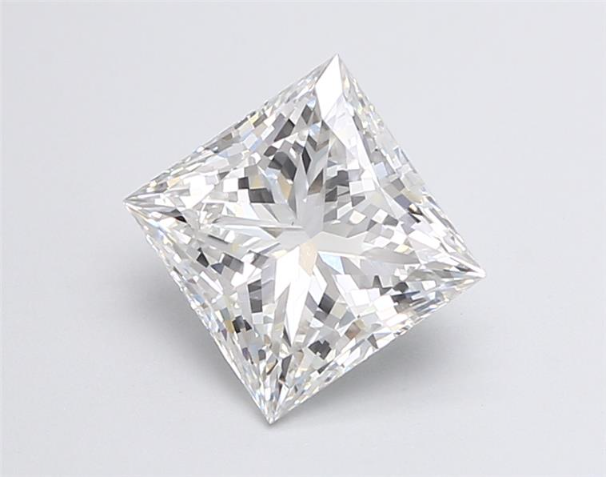 3.31ct Princess VS1 G 8.25 x 8.07 x 5.82mm LG Diamond w/ IGI