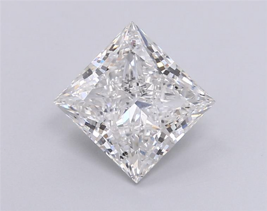 2.02ct Princess SI1 F 6.97 x 6.76 x 4.52mm LG Diamond w/ IGI