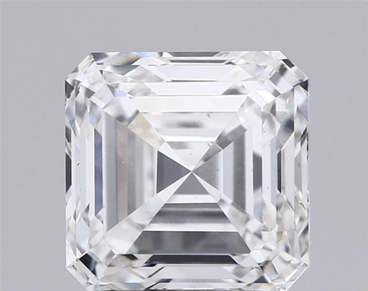 4.01ct Asscher VS2 E 8.64 x 8.52 x 5.65mm LG Diamond w/ IGI