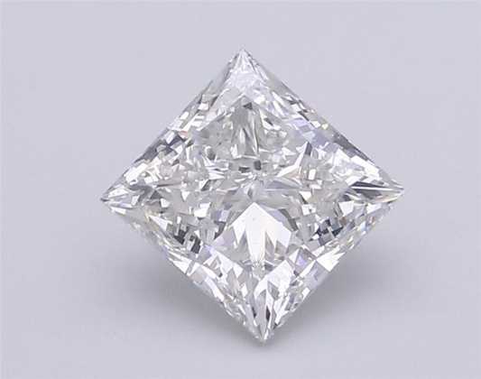 3.27ct Princess VS2 G 8.12 x 7.74 x 5.47mm LG Diamond w/ IGI