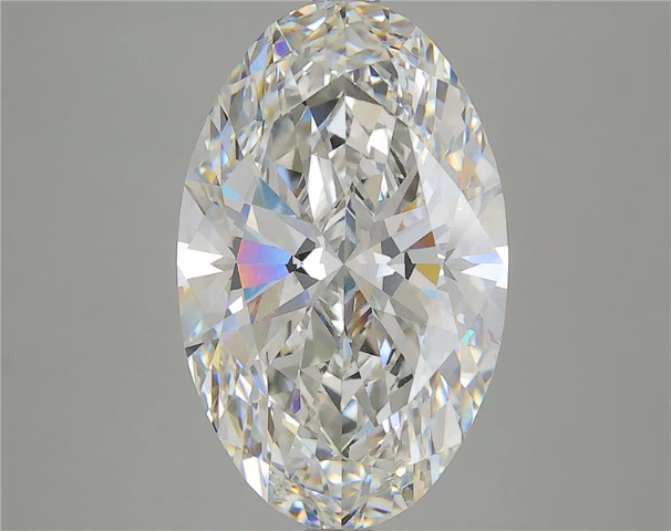 5.54ct Oval VS1 G 15.76 x 9.85 x 5.83mm LG Diamond w/ IGI