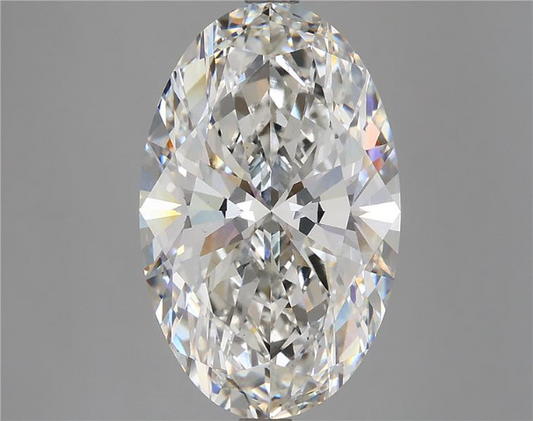 6.13ct Oval VS1 G 16.16 x 10.09 x 6.05mm LG Diamond w/ IGI