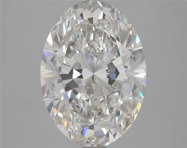 3.76ct Oval VS2 H 12.29 x 8.82 x 5.57mm LG Diamond w/ IGI