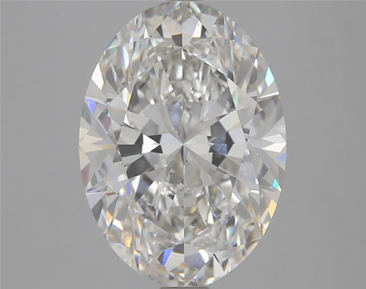 3.76ct Oval VS2 H 12.29 x 8.82 x 5.57mm LG Diamond w/ IGI