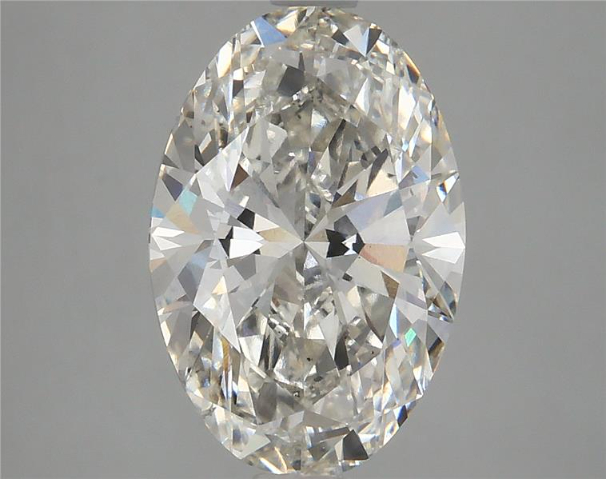 3.44ct Oval VS2 H 12.37 x 8.35 x 5.25mm LG Diamond w/ IGI