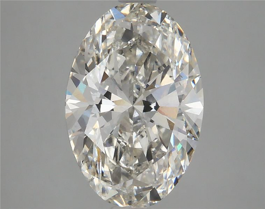 3.44ct Oval VS2 H 12.37 x 8.35 x 5.25mm LG Diamond w/ IGI