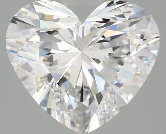2.51ct Heart Shape D VVS2 7.96 x 9.26 x 5.59 LG Loose Diamond w/IGI