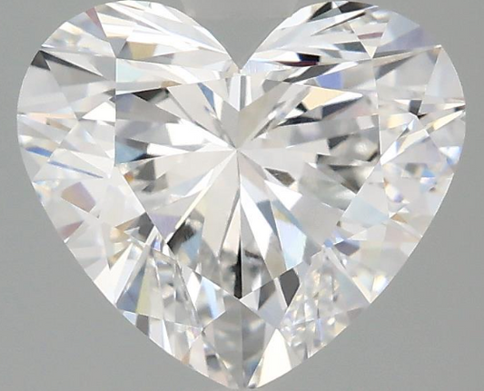 3.75ct Heart Shape D VS2 9.62 x 10.84 x 6.35 LG Loose Diamond w/IGI