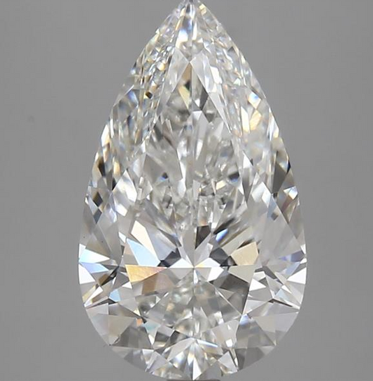 2.53ct Pear D VS1 11.54 x 7.65 x 4.78 LG Loose Diamond w/IGI