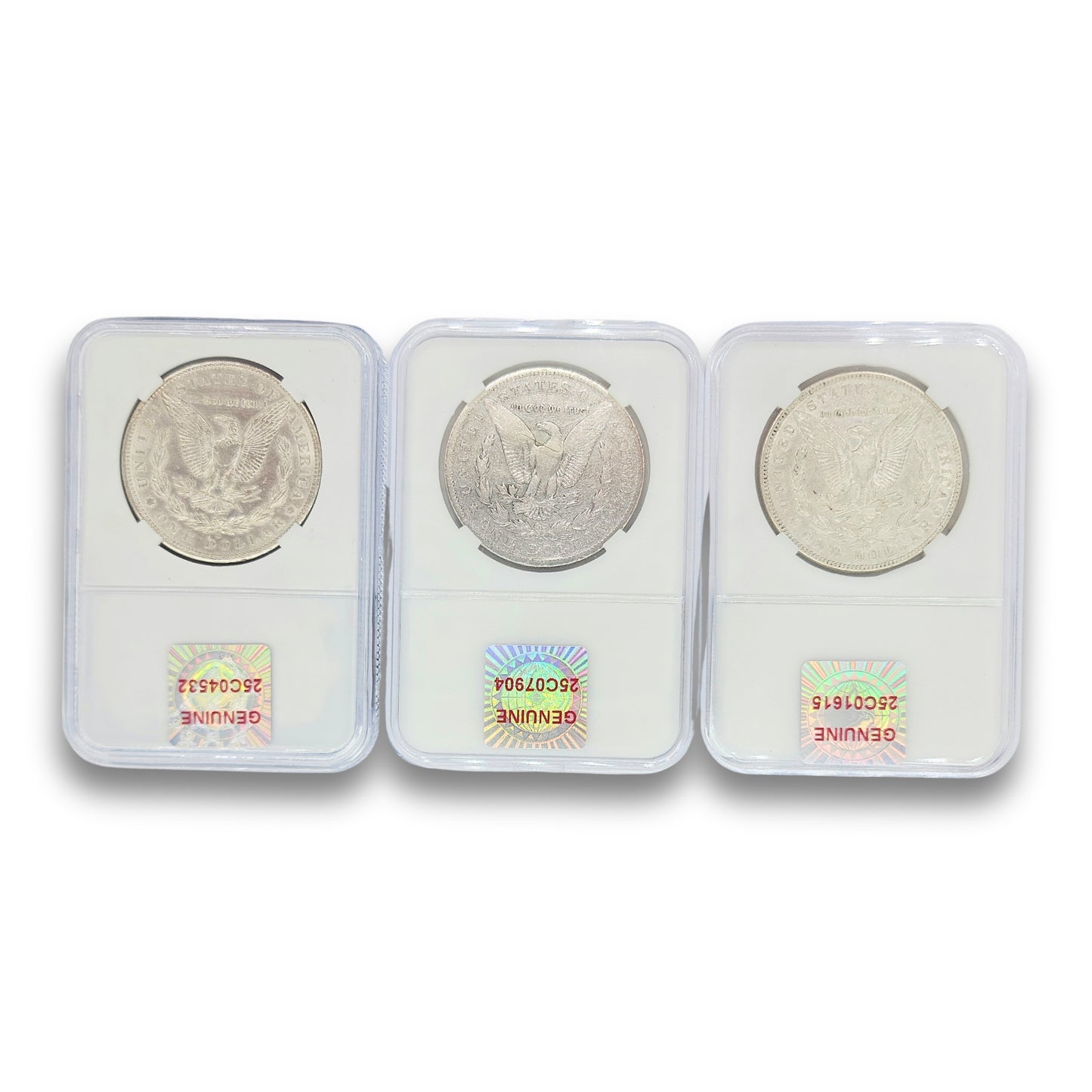 3PC 1899/1900/02-O New Orleans Morgan Silver Dollar MS63/NGC Set