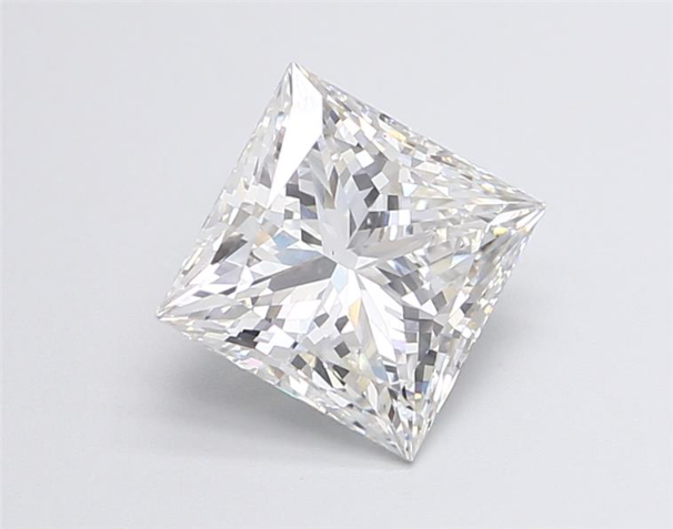 4.04ct Princess VVS2 E 8.83 x 8.60 x 5.95mm LG Diamond w/ IGI