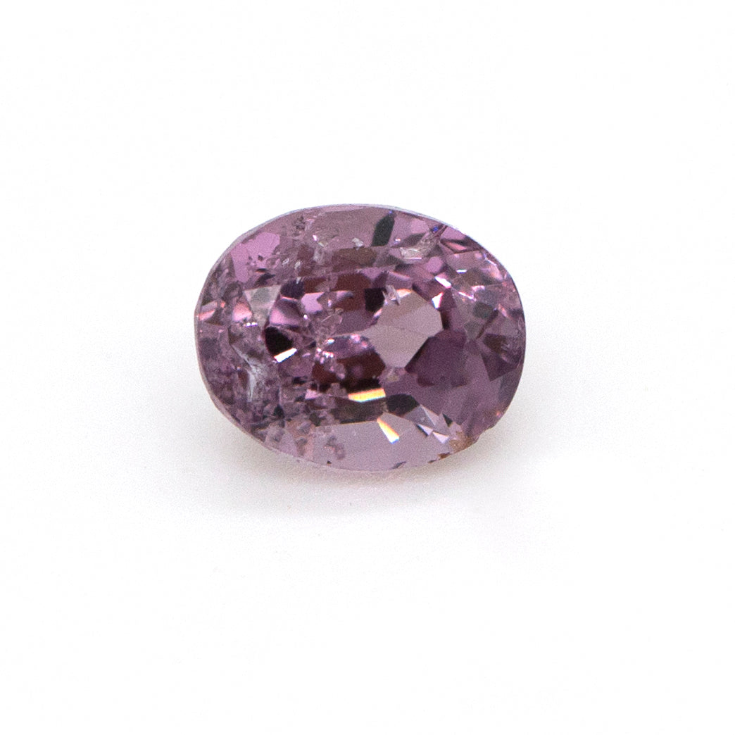 AVG .65ct Padparadscha Spinel Oval 6x4mm Loose Stone