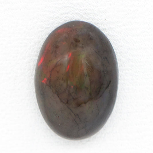 Fiery 2.3ct Black Opal Oval Loose