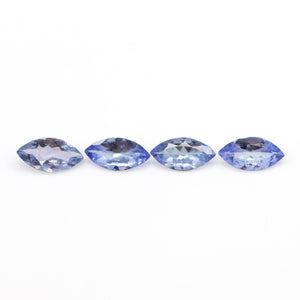 1.00ctw Tanzanite Marquise Loose 4-Stone Parcel