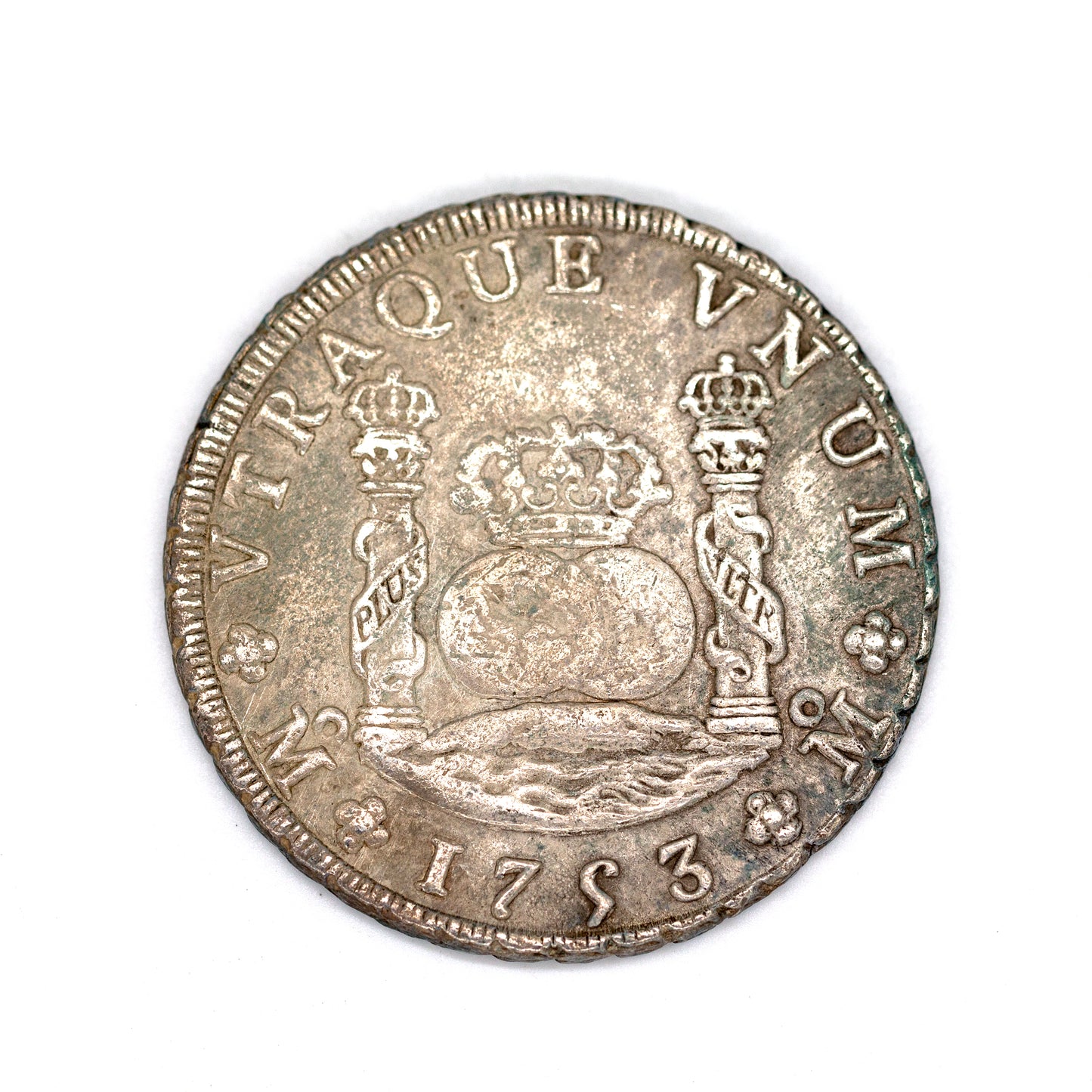 1753 Mo MF Mexico 8 Reales Ferdinand VI VF