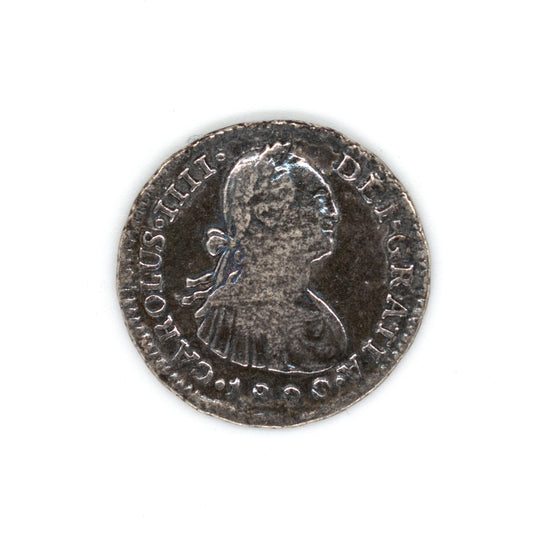 1800 Peru Carlous IV 1 Reales Coin Charles IV